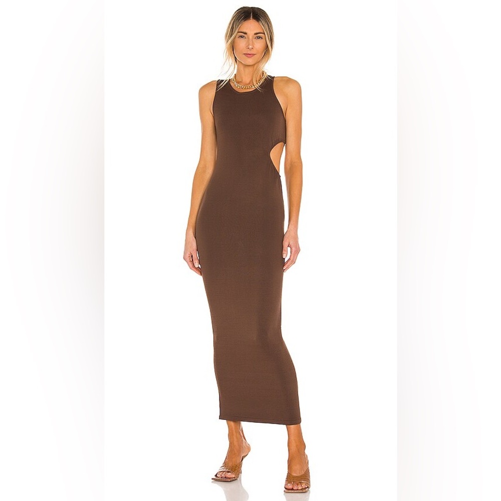 RONNY KOBO Thais Knit Dress in Walnut